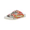 Pantolette ALMA EN PENA "ALMA EN PENA Pantoletten Lederimitat", Damen, Gr. 38, rot (coral), Lederimitat, casual, Schuhe