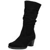 Stiefel GABOR COMFORT "Gabor Comfort Stiefel Nubukleder", Damen, Gr. 41, schwarz, Nubukleder, casual, Schuhe