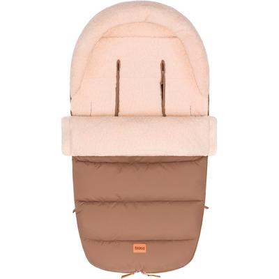Fußsack FILLIKID "Atlas, Winterfußsack", Baby, grau (taupe), Polyester, Fußsäcke, mit Teddy-Plüsch Image