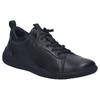 Slipper JOSEF SEIBEL "Wynona 01", Damen, Gr. 37, schwarz, Leder, unifarben, casual, Schuhe, Schnürschuh, Komfortschuh mit Wechselfußbett und Weite G