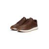 Sneaker TOMMY HILFIGER "PREMIUM LEATHER HYBRID", Herren, Gr. 45, braun (dunkelbraun), Leder, sportlich, Schuhe, Freizeitschuh, Halbschuh, Schnürer mit weicher Schaftrand-Posterung