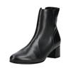 Stiefelette GABOR "Gabor Stiefelette Nappaleder", Damen, Gr. 38,5, schwarz (schwarz, schwarz), Nappaleder, casual, Schuhe