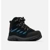 Wanderschuh COLUMBIA "CRESTWOOD™ MID WATERPROOF", Gr. 38, schwarz, skylight, Mesh, Synthetik, sportlich, Schuhe, wasserdicht