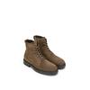 Schnürstiefelette MARC O'POLO "RONY", Herren, Gr. 42, grau (taupe), Veloursleder, unifarben, klassisch, Schuhe, Schnürboots, Casusal-Boots mit Memory Foam-Ausstattung