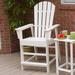 POLYWOOD® South Beach Counter Outdoor Chair Plastic in White | 50.5 H x 26.5 W x 30.5 D in | Wayfair SBD24WH