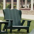 Uwharrie Outdoor Chair Plantation Wood Garden Bench Wood/Natural Hardwoods in Brown/Green/White | 45.5 H x 52 W x 36 D in | Wayfair 3051-043-Wash