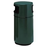 Witt Side Entry Round Series Receptacle 25 Gallon Trash Can Fiberglass in Blue | 38 H x 18 W x 18 D in | Wayfair 7C-1838T2-PD-38