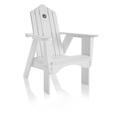 Uwharrie Chair Original Wood Adirondack Chair in Blue | 45.5 H x 33 W x 36 D in | Wayfair 1011-031-Wash