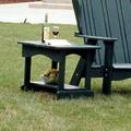 Uwharrie Chair Plantation Wood Outdoor Side Table Wood in Black | Wayfair 3040-046-Distressed