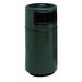 Witt Side Entry Round Series Receptacle 25 Gallon Trash Can Fiberglass in Red | 38 H x 18 W x 18 D in | Wayfair 7C-1838TA-PD-12