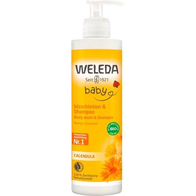 Weleda Calendula Waschlotion & Shampoo Duschgel 400 ml Image