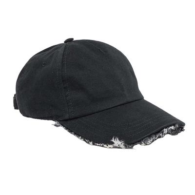 Diesel - "C-Obik" Baseball-Mütze Ausgefranste Kante (Schwarz) Image
