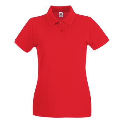 Fruit of the Loom - "Premium" Poloshirt für Damen (Rot) Image