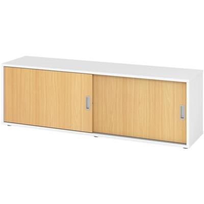 HAMMERBACHER Sideboard »Alicante« mit Schiebetüren Weiß/Buche Image