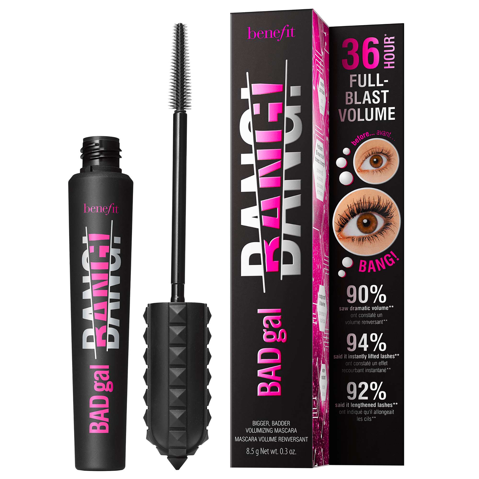 Benefit BADgal BANG! Mascara Schwarz - Volumen & Langhaltend 8,5g Image