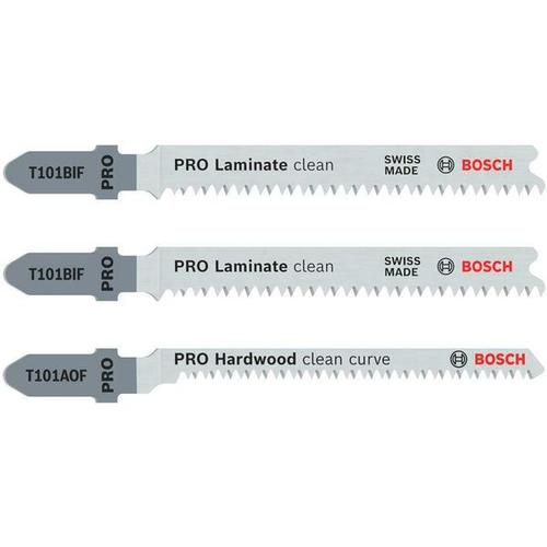 BOSCH 3er-Pack Stichsägeblätter Laminat