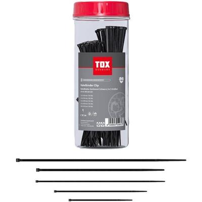 TOX 500-tlg. Kabelbinder-Set »Clip« schwarz Image