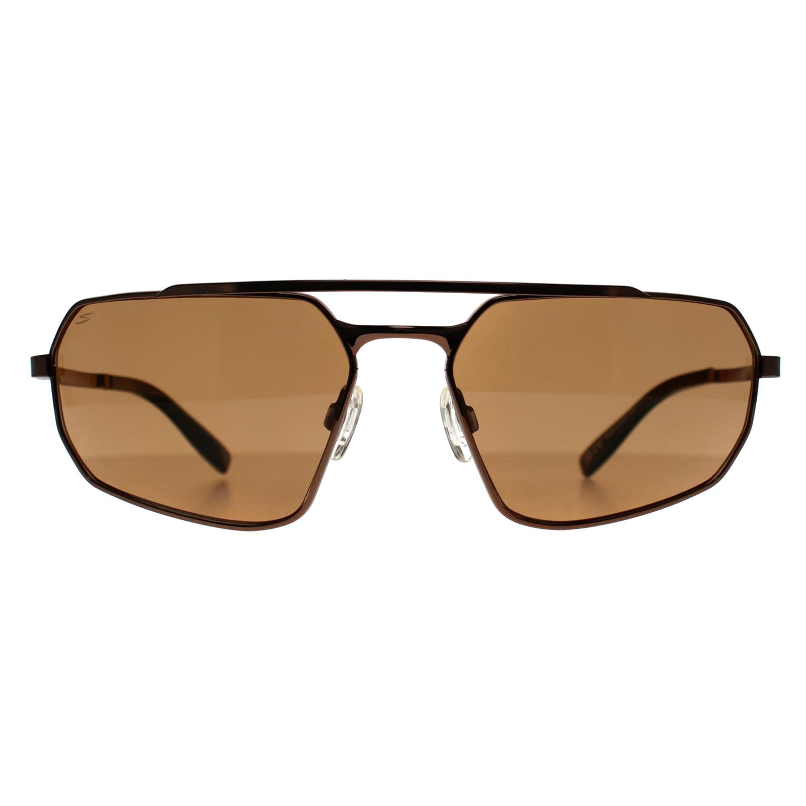 Serengeti Hinkley SS570004 glÃ¤nzend Bronze saturn polarisiert Treiber photochromen Sonnenbrille Image