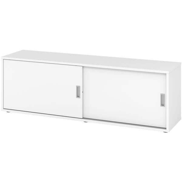 HAMMERBACHER Sideboard »Alicante« mit Schiebetüren weiß, 160x52x40 cm Image