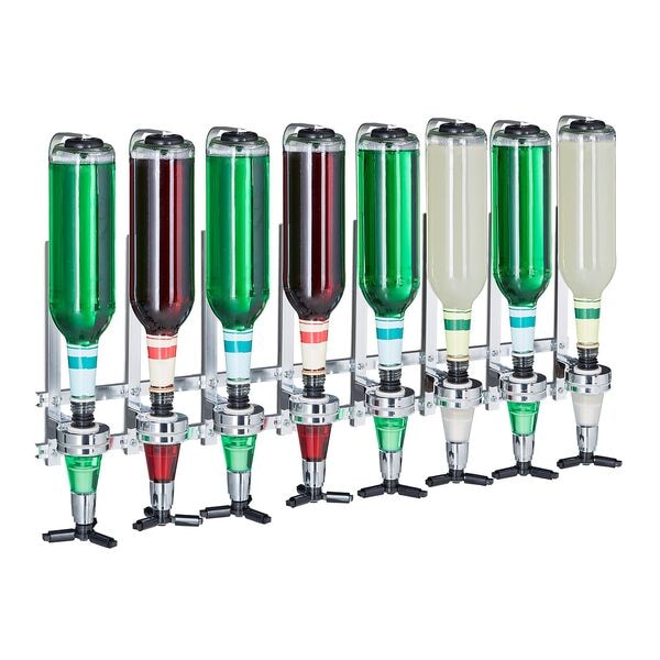 relaxdays Barbutler Wand 8 Flaschen Image