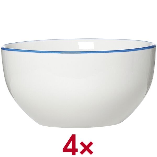 Ritzenhoff & Breker 4-tlg. Müslischalen-Set »Adela« 14 cm blau, 14x7 cm