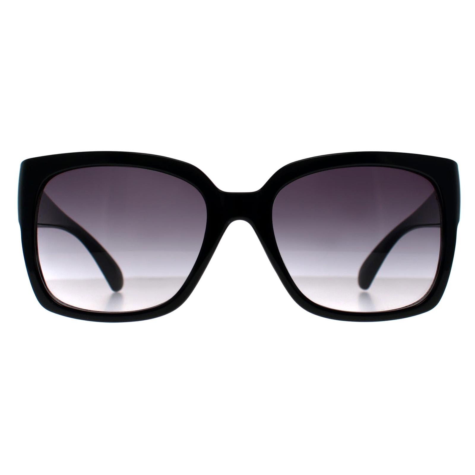 Calvin Klein CK22549S 001 glÃ¤nzende schwarz-graue Sonnenbrille mit Farbverlauf Image