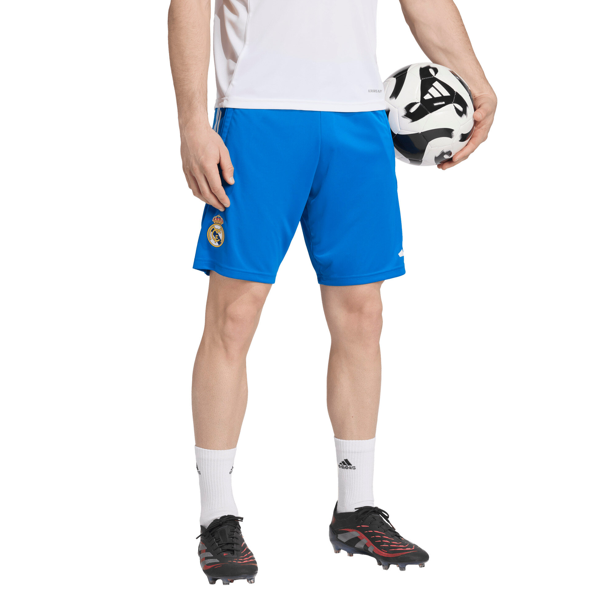 Real Madrid adidas Europäisch Trainingsshorts - Blau Image