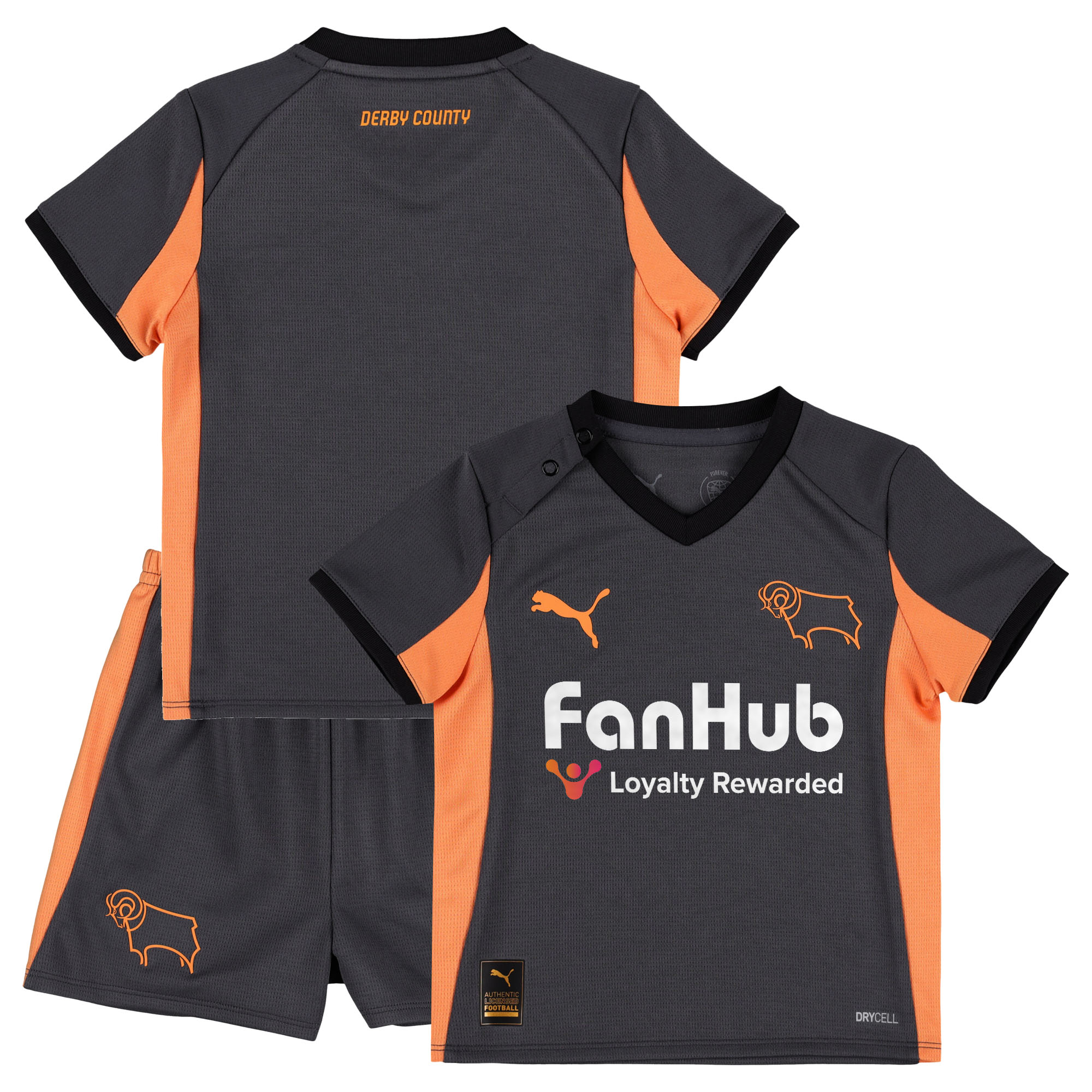 Derby County PUMA Mini-Auswärtssausrüstung 2025-26 Image