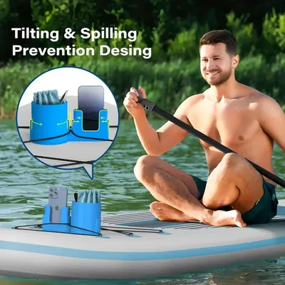 Kayak/Paddle Board Drink Holder Multi-functionalkayak Cup Holders Stand Up Paddle Board Dual-purpose Paddle Board Accessories