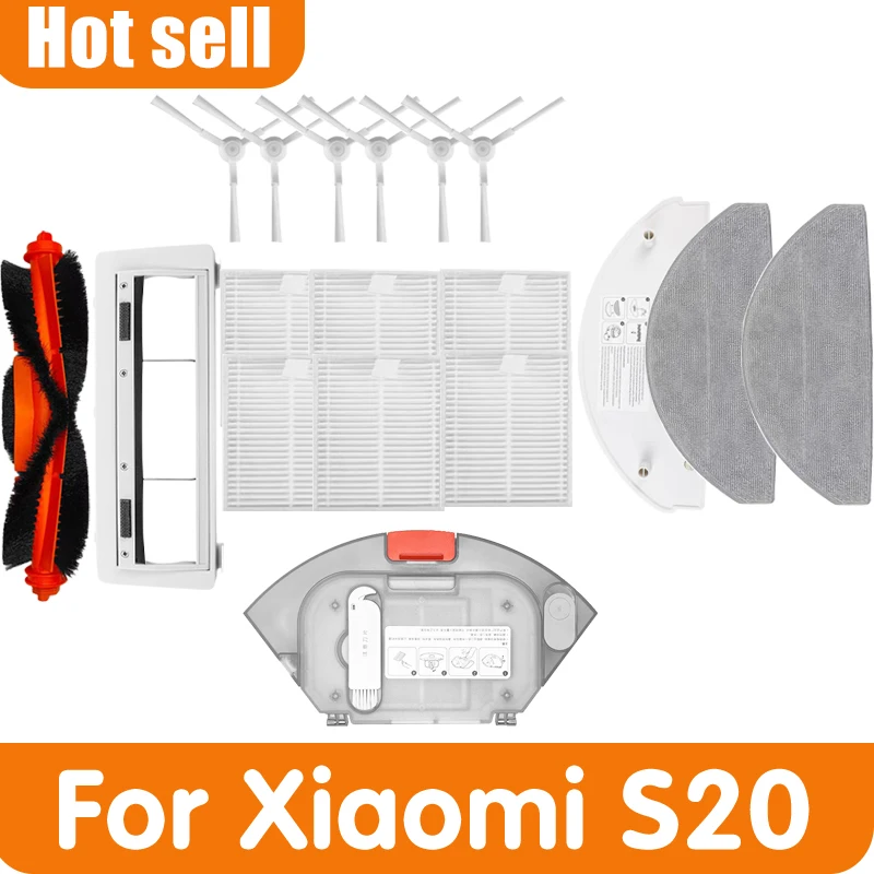 Für Xiaomi Staubsauger S20 / D106 E12 E10 B112 Zubehör Ersatz Hauptseite Pinsel Mopp Tuch Filter Teil Image