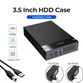 Custodia per disco rigido da 3,5 pollici Custodia per disco rigido esterno da USB 3.0 a SATA Supporto per custodia per disco rigido da 10 TB Adattatore ad alta velocità per PC Lapop