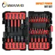 Set di punte per cacciavite da 31 pezzi Set di punte per cacciavite a percussione esagonale S2 1/4 Set di punte Torx di sicurezza anti-manomissione per cacciaviti elettrici con custodia