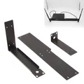 Telaio in metallo per montaggio su rack per ricevitore del sistema microfonico wireless QLXD QLXD4 ULXD ULXD4 SLXD - Supporto per staffa di montaggio Supporto per rack