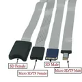 Scheda SD Femmina a TF Micro SD Maschio SD a SD/TF a TF Scheda flessibile Gps Cavo di prolunga Extender Adattatore Lettore Drop Ship