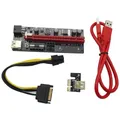 Scheda PCI-E Riser PCI Express x16 Cabo Riser per scheda video Cavo USB 3.0 SATA a 6 pin Alimentazione per minatore minerario