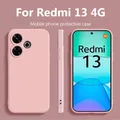 Per Redmi 13 Custodia per Xiaomi Redmi 13 Custodia morbida in TPU Custodia protettiva per telefono Custodia a guscio liquido per Xiaomi Redmi 13 4G