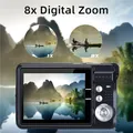 Videocamera portatile per fotocamera digitale 720P Videocamera per foto da 48 MP Zoom 16X Schermo TFT anti-vibrazione con borsa per il trasporto Cavo di ricarica USB