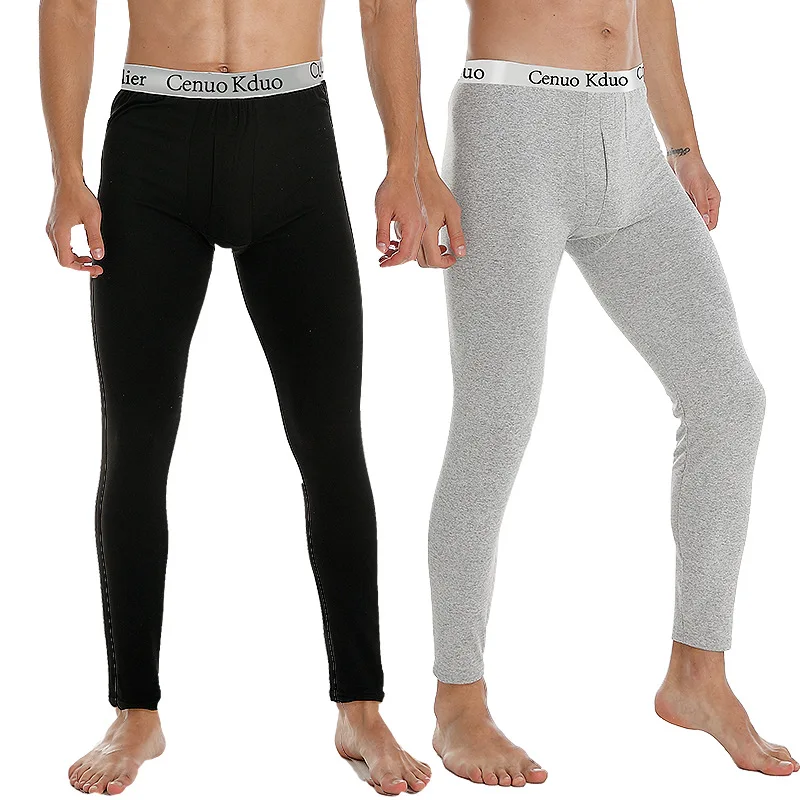 2025, neue männer Enge Sport Hosen Dünne Hosen Herbst Und Winter Thermische Hosen Plüsch Hohe Stretch Schnell Trocknend Kompression Hosen Image
