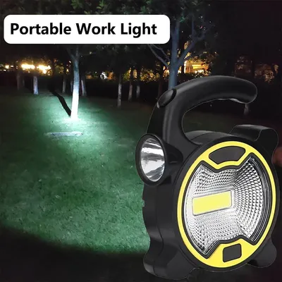 Mini Portable Work Light Battery Powered Handheld Lantern Super Bright Flashlight Outdoor Tent Camping Lights Without Battery