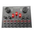 B63B-V8S Microfono USB ricaricabile DSP Mixer esterno Karaoke Interfaccia da 3,5 mm Scheda audio Trasmissione in diretta portatile Stereo