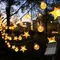 Solar Star Globe String Lights Outdoor IP65 Waterproof LED Fairy Lights for Garden Patio Wedding Party Christmas Home Decoration