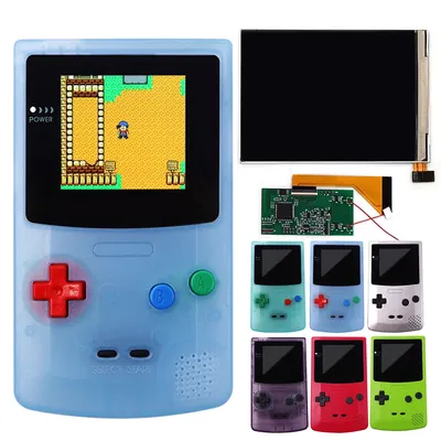 GBC IPS LCD Screen Kit Backlight Mod For Gameboy Color GBC With Pre-trim Housing Shell