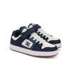 Sneaker DC SHOES "Manteca 4 V", Kinder, Gr. 5(36), navy, weiß, grün, 51% Leder, 49% Synthetikmaterial, Schuhe