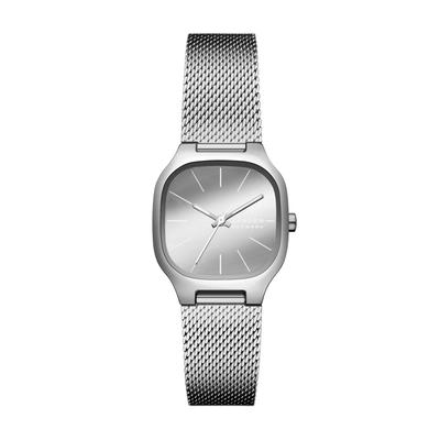 Quarzuhr SKAGEN "MELLEM LILLE", edelstahlfarben, silberfarben, Armbanduhren, Damen, Armbanduhr, Damenuhr, Edelstahlarmband, analog Image