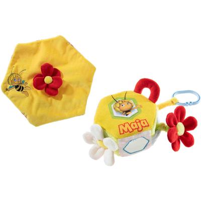 Schnuffeltuch HEUNEC "Biene Maja Schnuffeltuch + Spiel-Wabe", Baby, bunt, Obermaterial: 100% Polyester, Schnuffeltücher