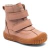 Winterstiefel BISGAARD "ellis tex", Kinder, Gr. 28, rosa, Leder, unifarben, klassisch, Schuhe, Klettschuh mit TEX-Membrane, Größenschablone zum Download