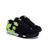 Sneaker DC SHOES "DC Command", Gr. 12(46), gelb (schwarz, lime), 50.46% Leder, 49.54% Synthetikmaterial, Schuhe