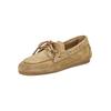 Slipper PAVEMENT "Pavement Slipper Leder", Damen, Gr. 42, grau (taupe), Leder, casual, Schuhe