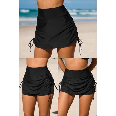 Sunny Spin Black Swimsuit Bottoms