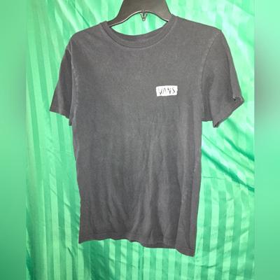 Vans Shirts | Vans Off The Wall T-Shirt Men Size S Crewneck Short Sleeve Shirt - Faded Black | Color: Black/White | Size: S